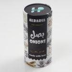 بصل مطحون علبة كرتون